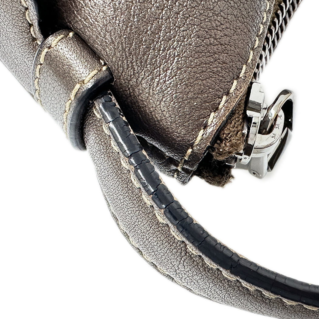 LOEWE ロエベ ショルダーバッグ ヘリテージ ブラウン レザー レディース 【中古】