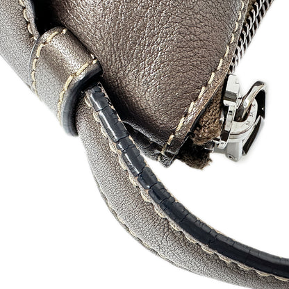 LOEWE ロエベ ショルダーバッグ ヘリテージ ブラウン レザー レディース 【中古】