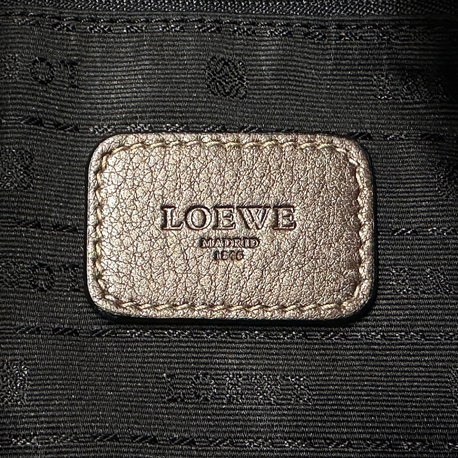 LOEWE ロエベ ショルダーバッグ ヘリテージ ブラウン レザー レディース 【中古】