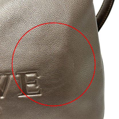 LOEWE ロエベ ショルダーバッグ ヘリテージ ブラウン レザー レディース 【中古】