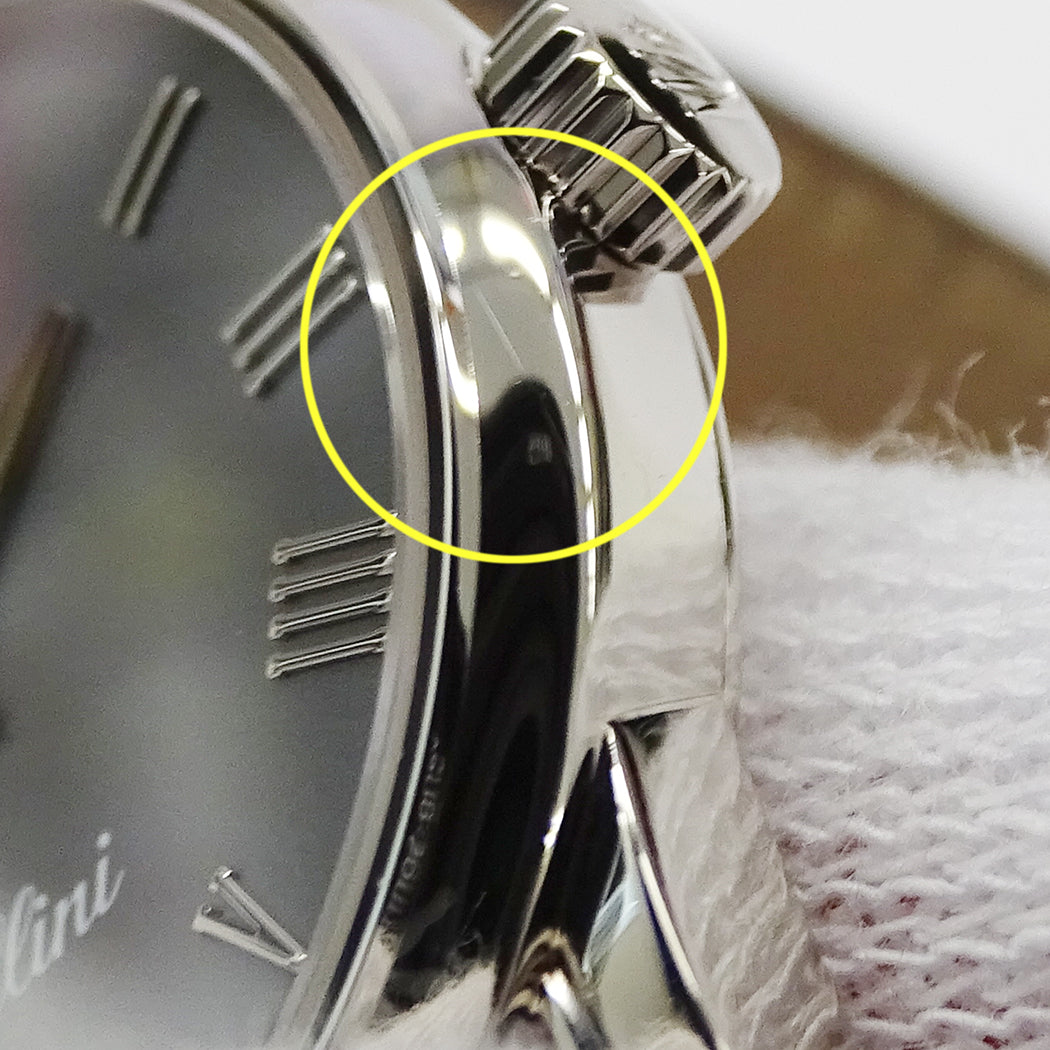 ROLEX ロレックス チェリーニ 6111 A番 レディース 腕時計 クオーツ QZ 18K 750WG レザー 磨き済み【中古】