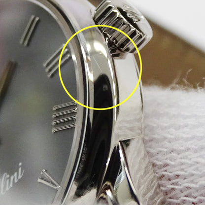 ROLEX ロレックス チェリーニ 6111 A番 レディース 腕時計 クオーツ QZ 18K 750WG レザー 磨き済み【中古】