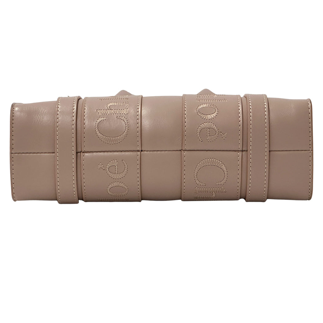 Chloe クロエ ウッディ スモール 2wayバッグ セメントピンク スムースカーフ レディース 【中古】