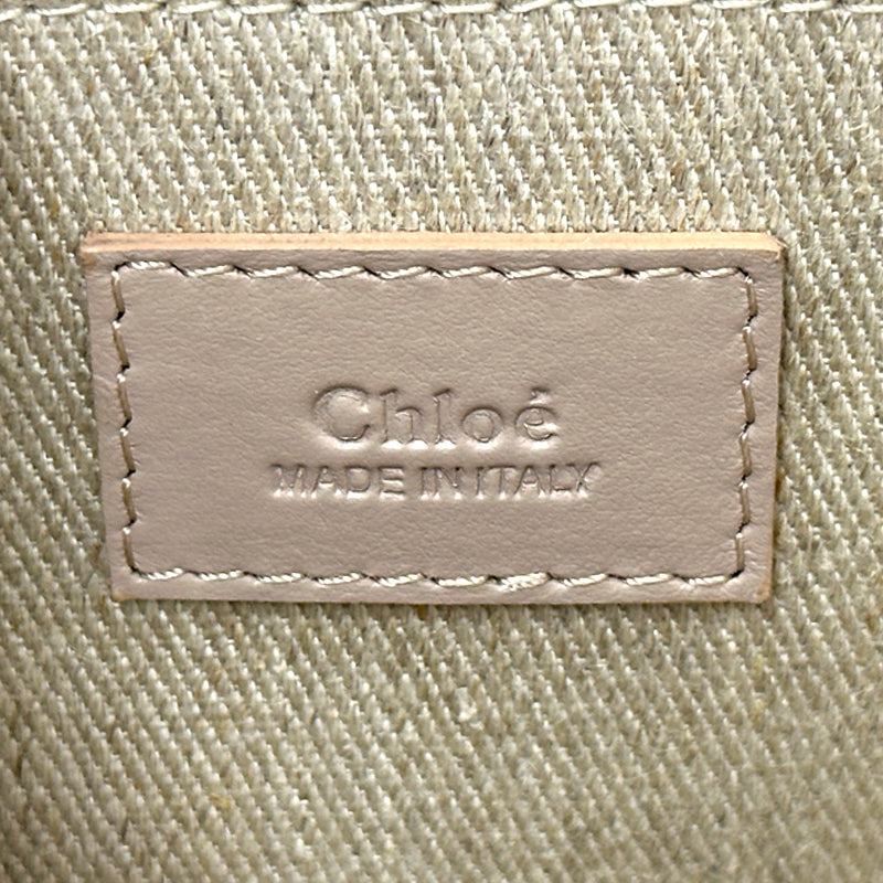 Chloe クロエ ウッディ スモール 2wayバッグ セメントピンク スムースカーフ レディース 【中古】