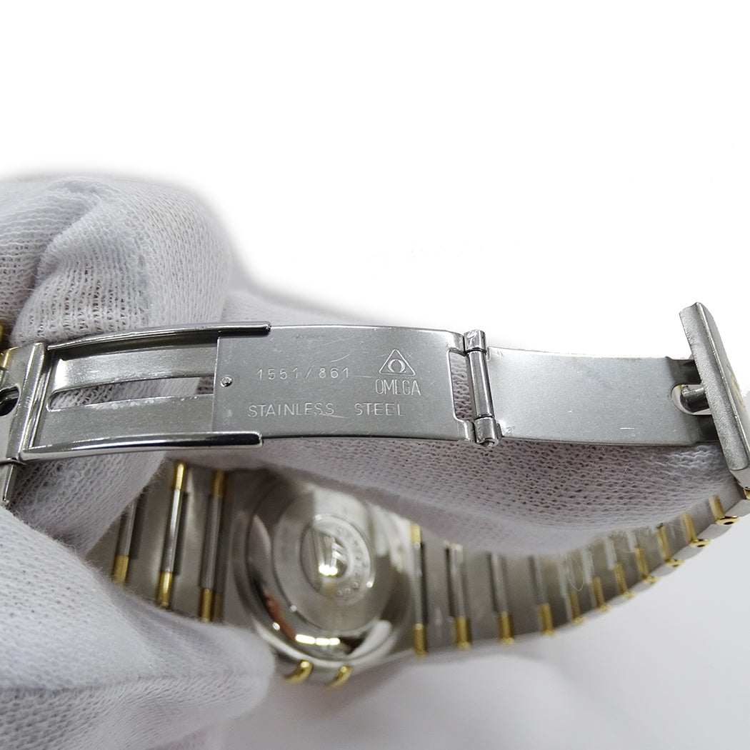 OMEGA オメガ コンステレーション 1302.10 メンズ 腕時計 デイト 自動巻き SS YG 磨き済み【中古】
