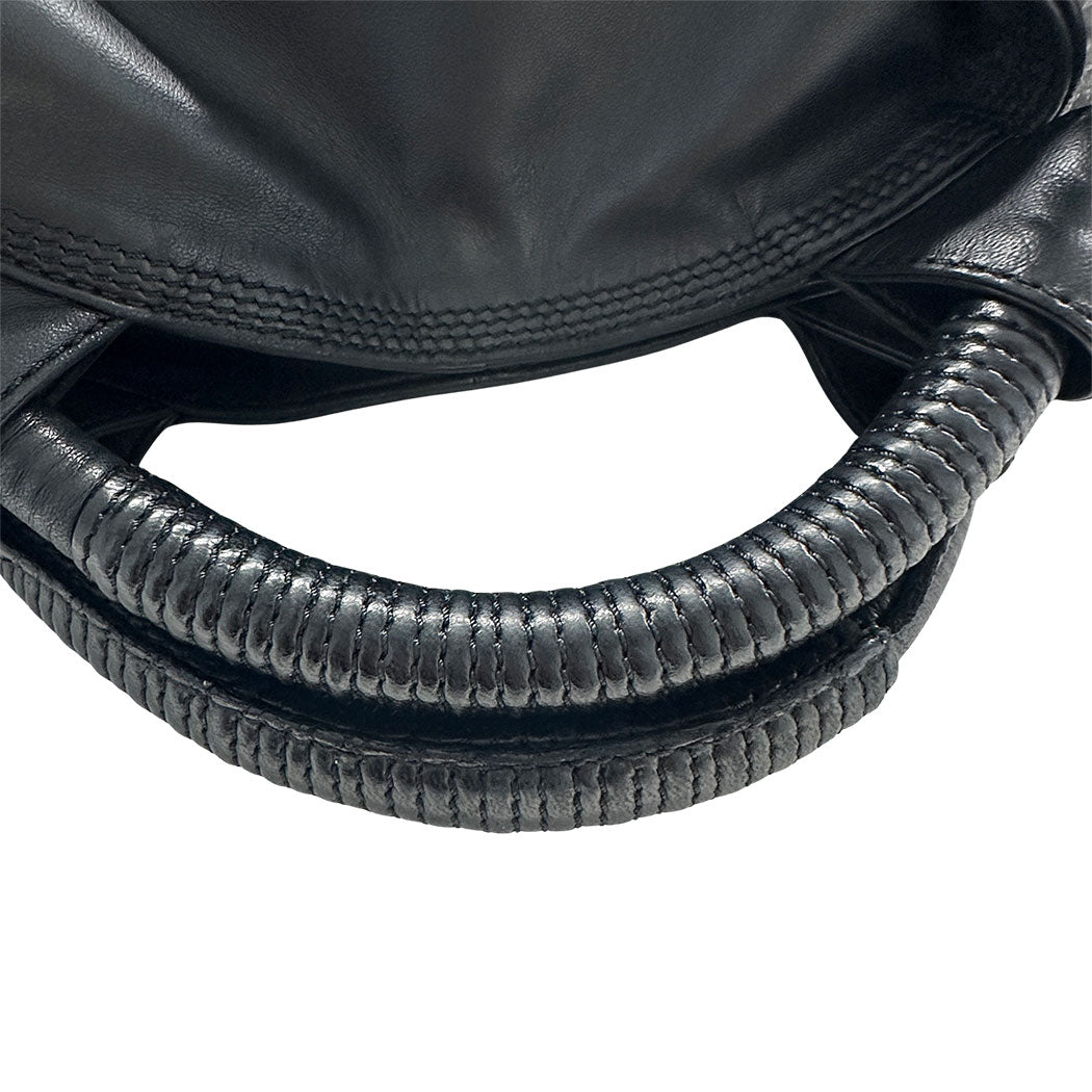 LOEWE ロエベ ハンドバッグ ナッパアイレ ブラック レザー レディース 【中古】