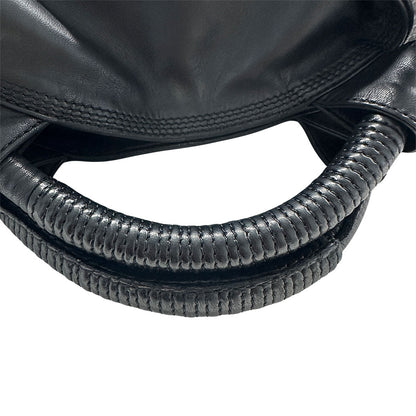 LOEWE ロエベ ハンドバッグ ナッパアイレ ブラック レザー レディース 【中古】