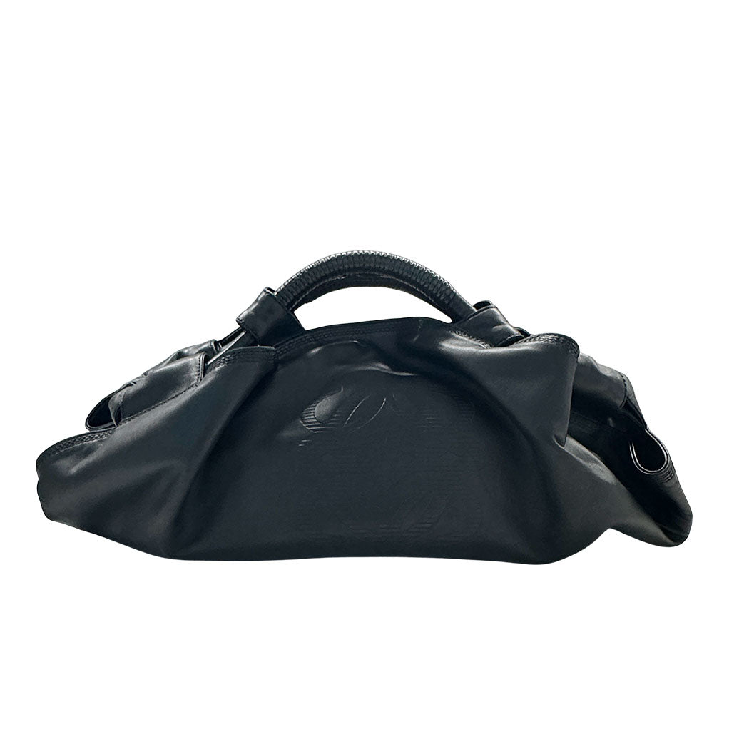LOEWE ロエベ ハンドバッグ ナッパアイレ ブラック レザー レディース 【中古】