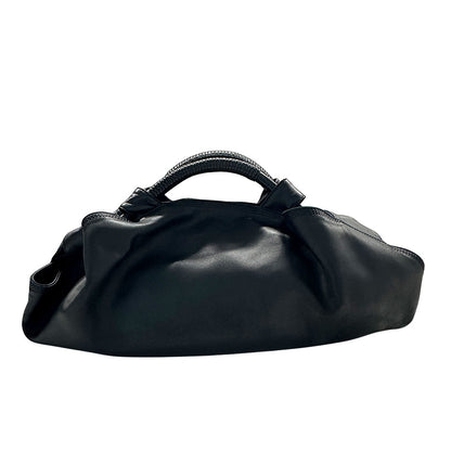 LOEWE ロエベ ハンドバッグ ナッパアイレ ブラック レザー レディース 【中古】