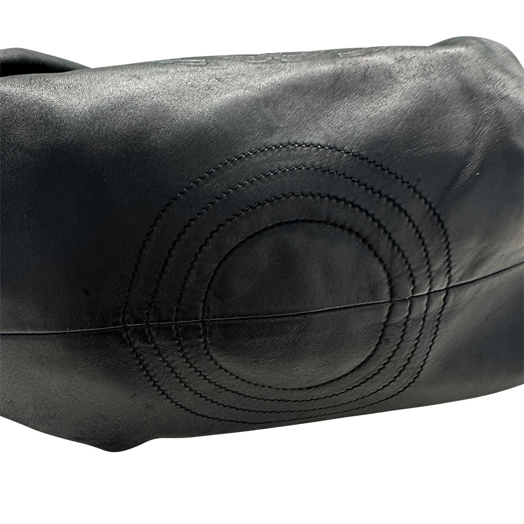 LOEWE ロエベ ハンドバッグ ナッパアイレ ブラック レザー レディース 【中古】