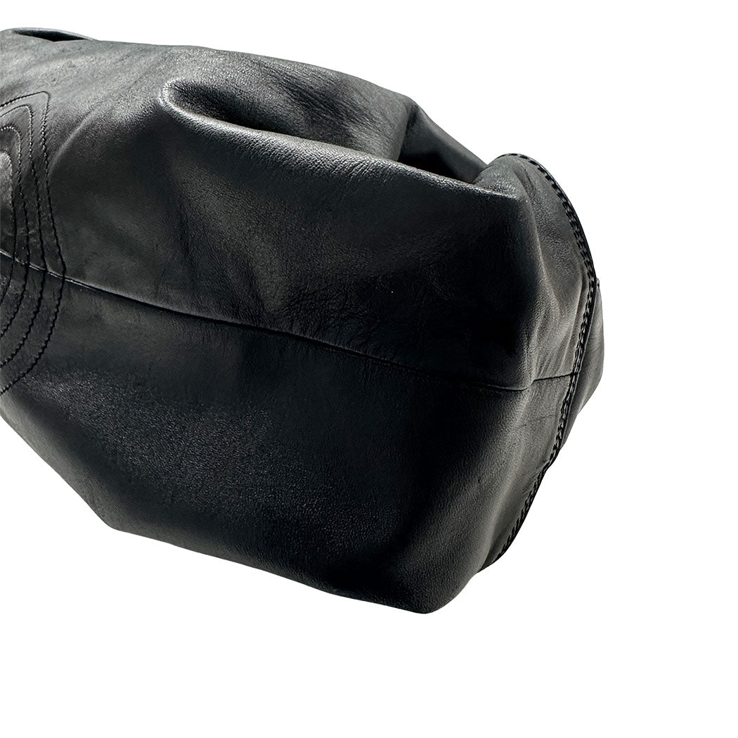 LOEWE ロエベ ハンドバッグ ナッパアイレ ブラック レザー レディース 【中古】