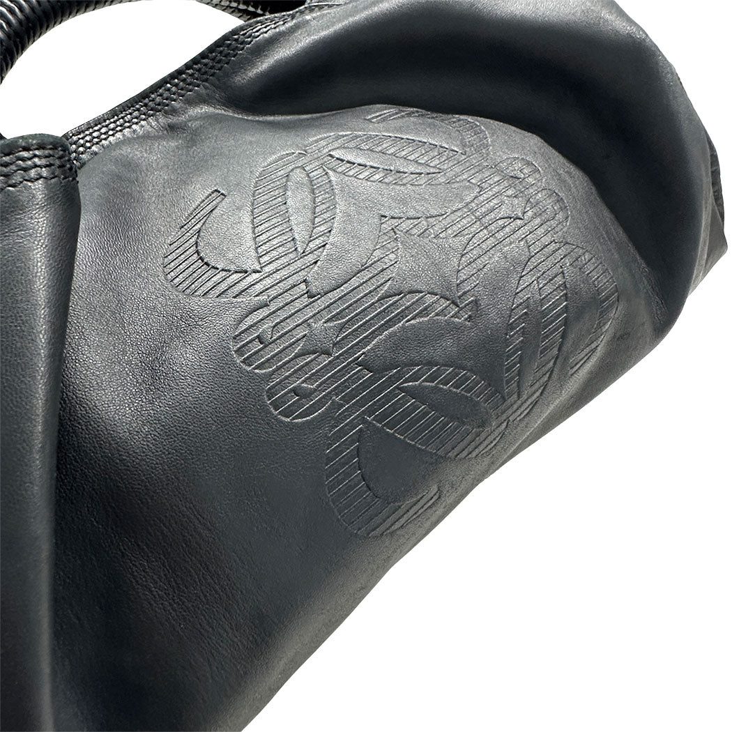 LOEWE ロエベ ハンドバッグ ナッパアイレ ブラック レザー レディース 【中古】