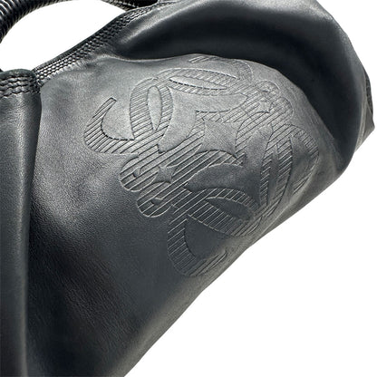 LOEWE ロエベ ハンドバッグ ナッパアイレ ブラック レザー レディース 【中古】