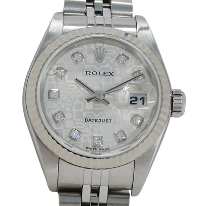 ROLEX ロレックス デイトジャスト 79174G F番 レディース 腕時計 自動巻き AT SS WG ダイヤモンド 磨き済み【中古】