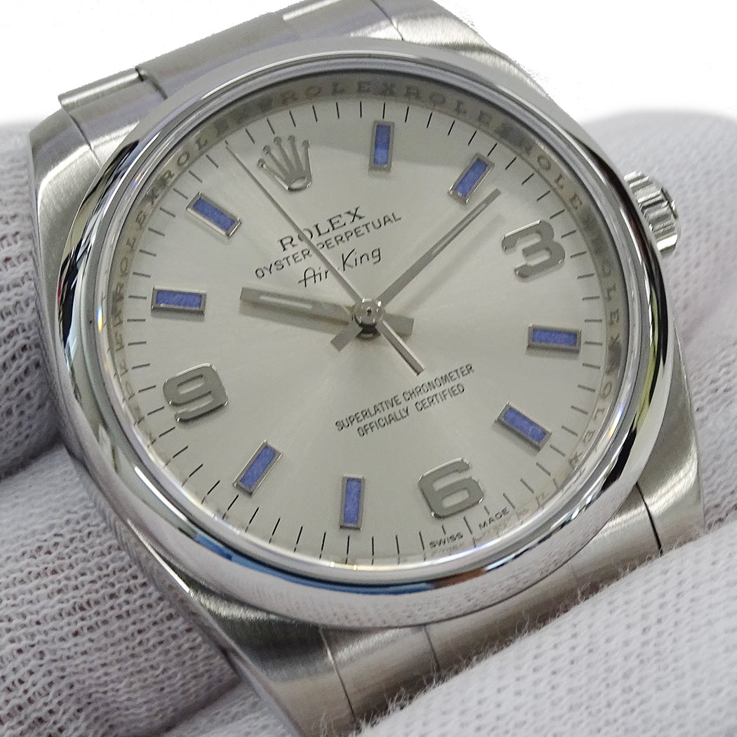 ROLEX ロレックス エアキング 114200 Z番 メンズ 腕時計 自動巻き AT ステンレス 磨き済み【中古】