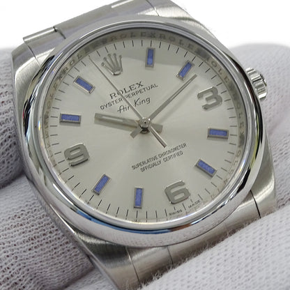 ROLEX ロレックス エアキング 114200 Z番 メンズ 腕時計 自動巻き AT ステンレス 磨き済み【中古】