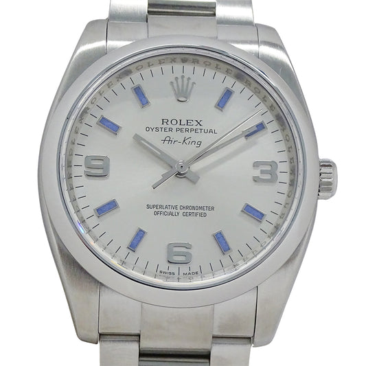 ROLEX ロレックス エアキング 114200 Z番 メンズ 腕時計 自動巻き AT ステンレス 磨き済み【中古】