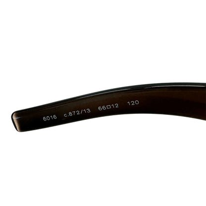 CHANEL シャネル サングラス ココマーク ブラウン 6016 プラスチック レディース 【中古】