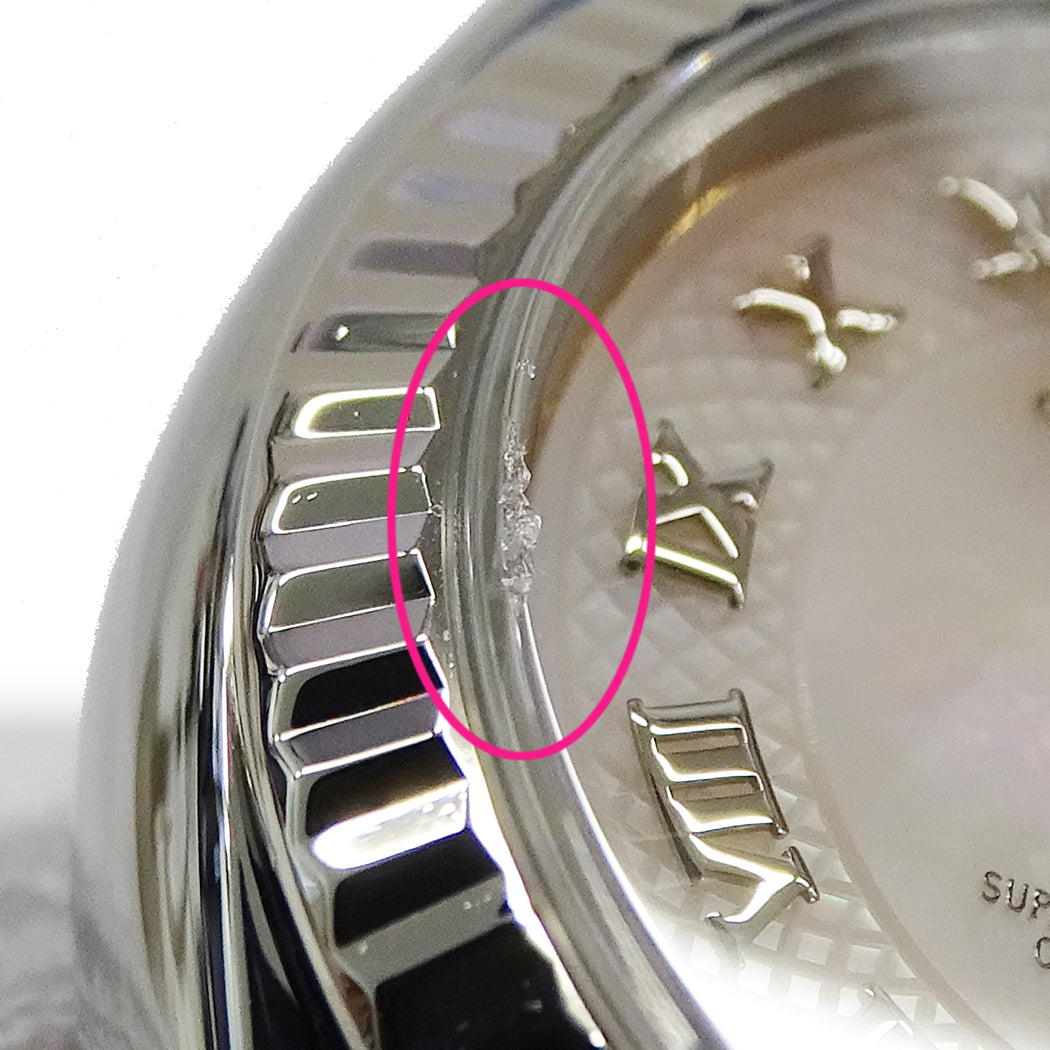 ROLEX ロレックス デイトジャスト 179174NR D番 レディース 腕時計 シェル 自動巻き AT SS WG 磨き済み【中古】
