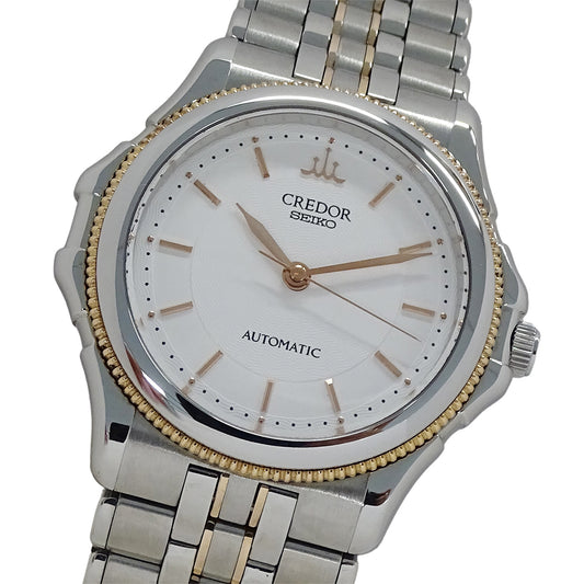 SEIKO セイコー クレドール パシフィーク 4S71-6A10 GCBB994 メンズ 腕時計 自動巻き AT SS 18KT PG 磨き済み【中古】