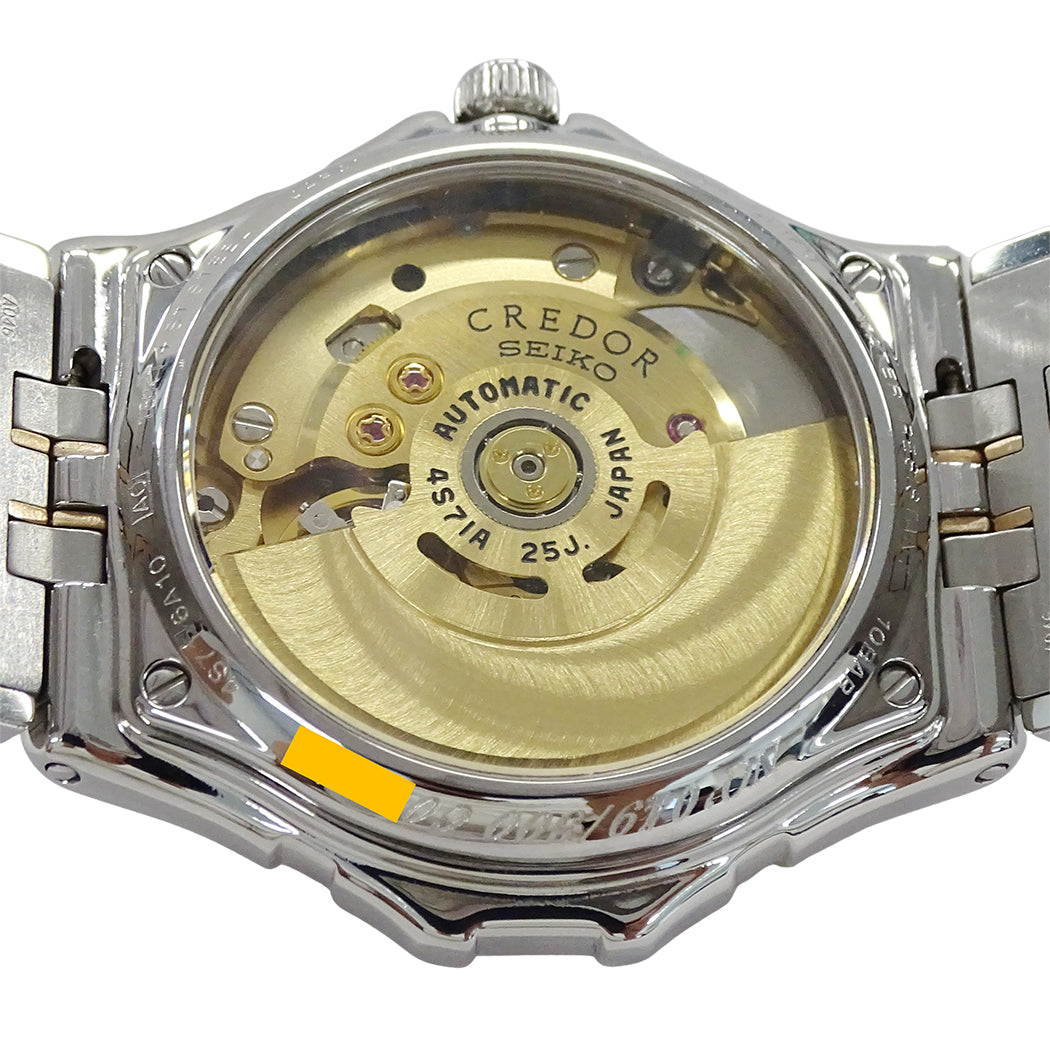SEIKO セイコー クレドール パシフィーク 4S71-6A10 GCBB994 メンズ 腕時計 自動巻き AT SS 18KT PG 磨き済み【中古】