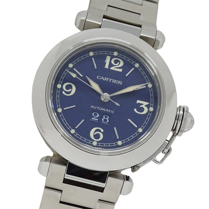 Cartier カルティエ パシャC ビッグデイト W31047M7 ボーイズ 腕時計 自動巻き AT ステンレス 磨き済み【中古】