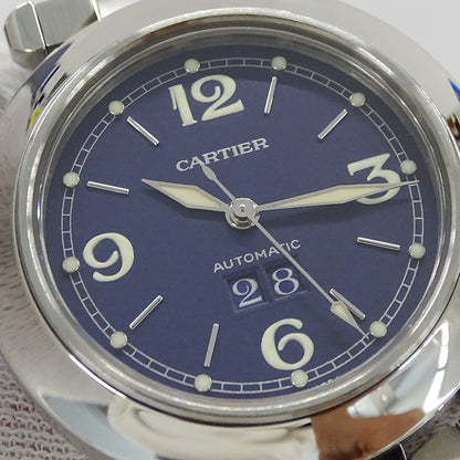 Cartier カルティエ パシャC ビッグデイト W31047M7 ボーイズ 腕時計 自動巻き AT ステンレス 磨き済み【中古】