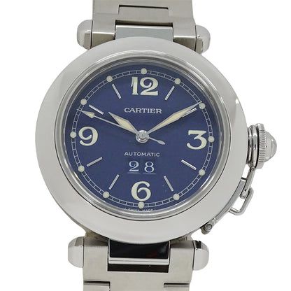 Cartier カルティエ パシャC ビッグデイト W31047M7 ボーイズ 腕時計 自動巻き AT ステンレス 磨き済み【中古】