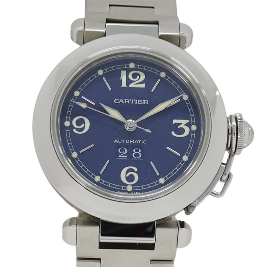 Cartier カルティエ パシャC ビッグデイト W31047M7 ボーイズ 腕時計 自動巻き AT ステンレス 磨き済み【中古】