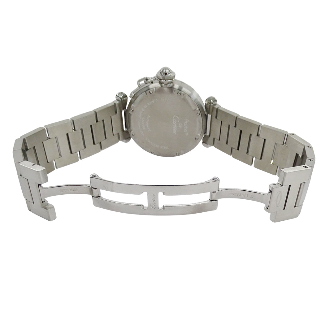 Cartier カルティエ パシャC ビッグデイト W31047M7 ボーイズ 腕時計 自動巻き AT ステンレス 磨き済み【中古】