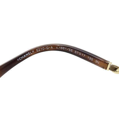 CHANEL シャネル サングラス ブラウン 5210-Q-A レディース 【中古】