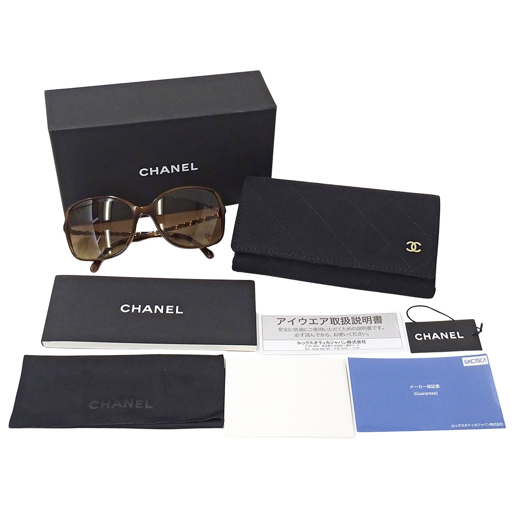 CHANEL シャネル サングラス ブラウン 5210-Q-A レディース 【中古】