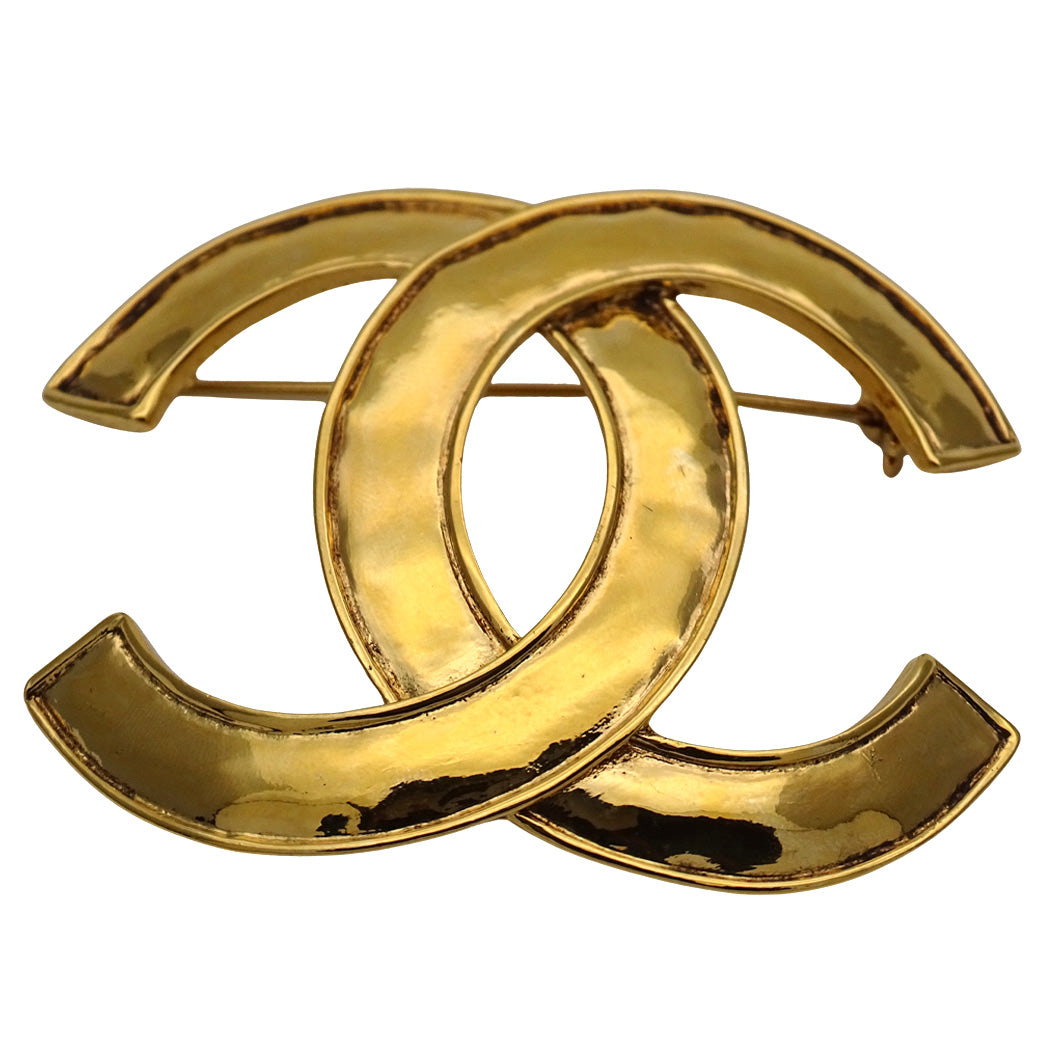 CHANEL シャネル ブローチ GP ゴールド レディース メンズ 【中古】