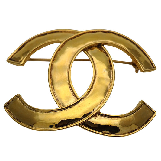 CHANEL シャネル ブローチ GP ゴールド レディース メンズ 【中古】