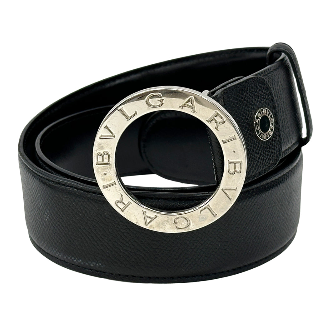 BVLGARI ブルガリ ベルト ブルガリブルガリ ブラック メンズ 【中古】