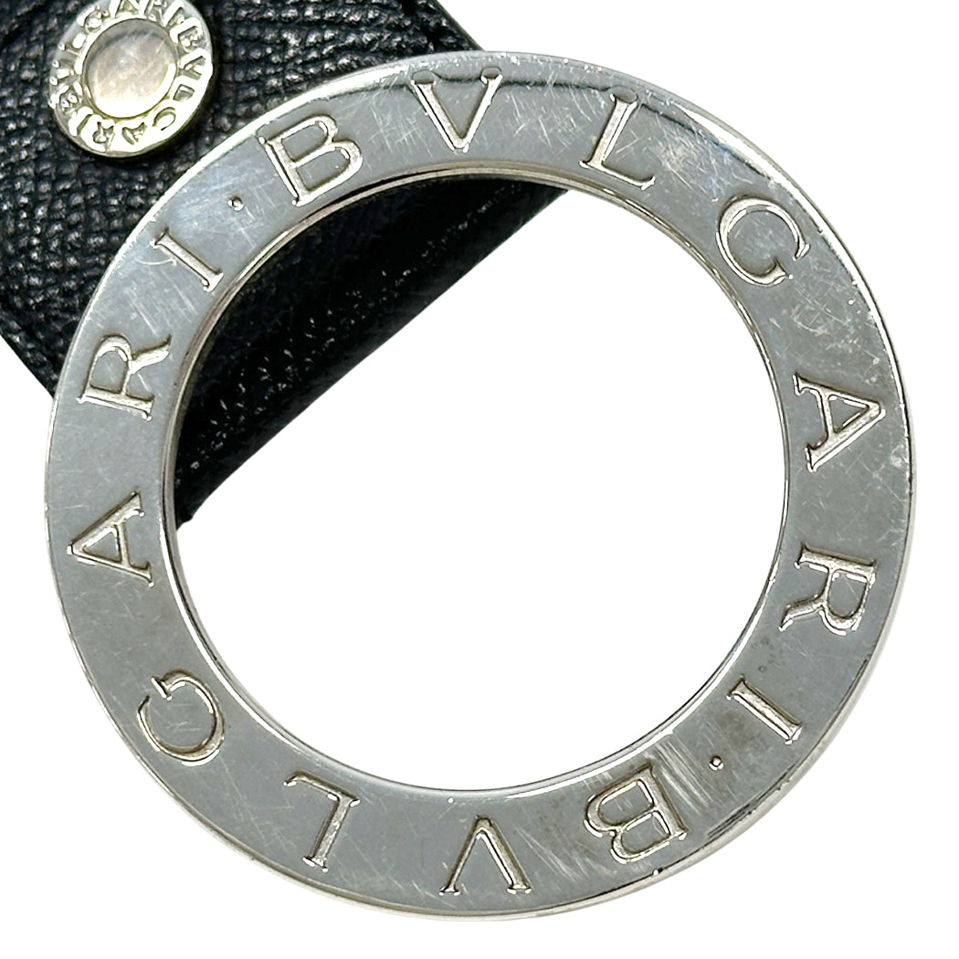 BVLGARI ブルガリ ベルト ブルガリブルガリ ブラック メンズ 【中古】