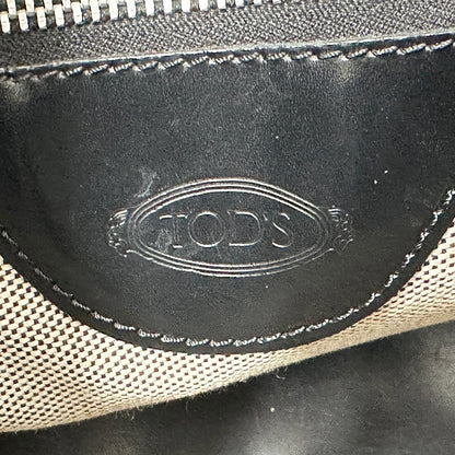 TOD’S トッズ トートバッグ ブラック レザー レディース 【中古】