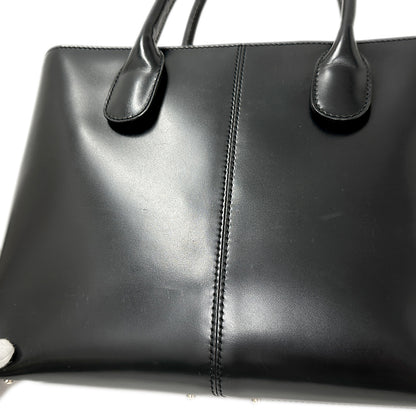 TOD’S トッズ トートバッグ ブラック レザー レディース 【中古】