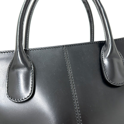 TOD’S トッズ トートバッグ ブラック レザー レディース 【中古】