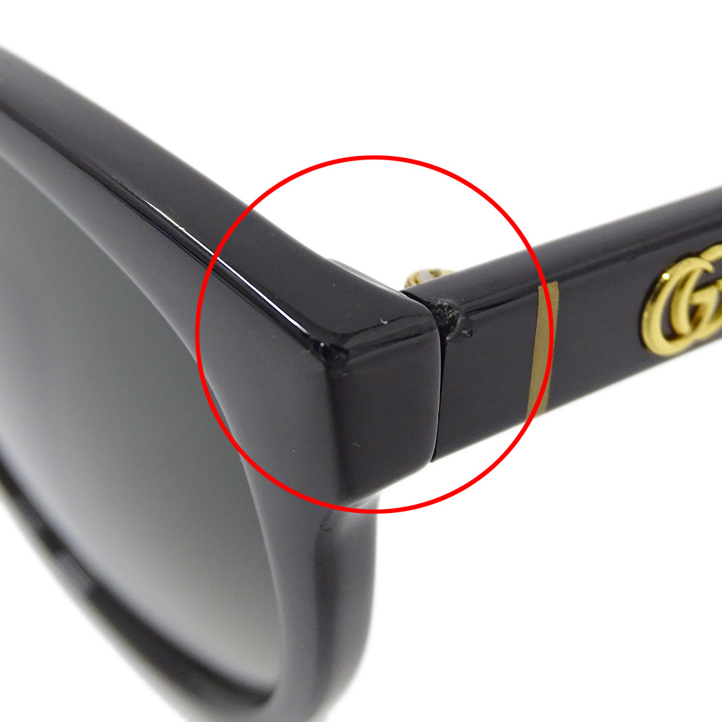 GUCCI グッチ サングラス ブラック GG0636SK レディース メンズ 【中古】