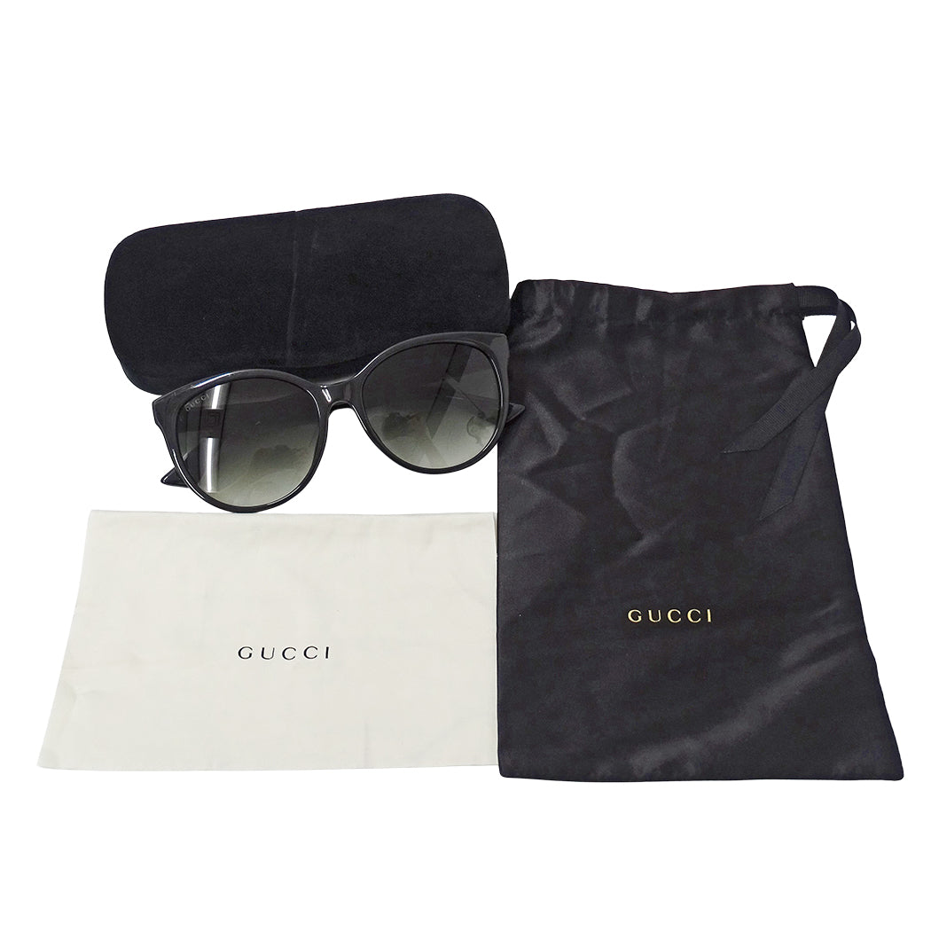 GUCCI グッチ サングラス ブラック GG0636SK レディース メンズ 【中古】