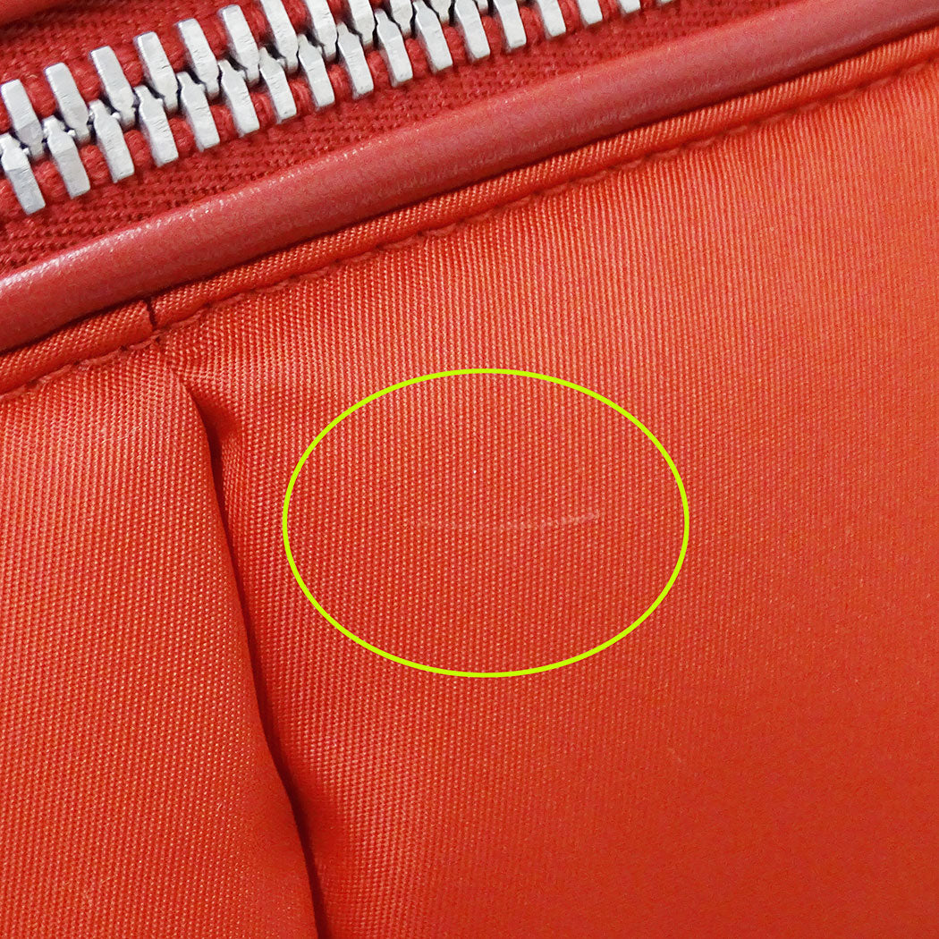 PRADA プラダ テスートボンバー 2wayバッグ レッド BL0881 ナイロン レディース 【中古】