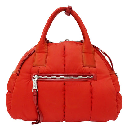 PRADA プラダ テスートボンバー 2wayバッグ レッド BL0881 ナイロン レディース 【中古】