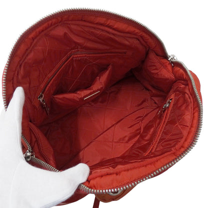 PRADA プラダ テスートボンバー 2wayバッグ レッド BL0881 ナイロン レディース 【中古】