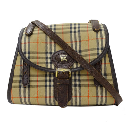Burberrys バーバリーズ ショルダーバッグ ブラウン ベージュ キャンバス レディース 【中古】
