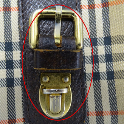 Burberrys バーバリーズ ショルダーバッグ ブラウン ベージュ キャンバス レディース 【中古】