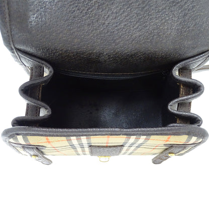 Burberrys バーバリーズ ショルダーバッグ ブラウン ベージュ キャンバス レディース 【中古】