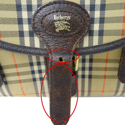 Burberrys バーバリーズ ショルダーバッグ ブラウン ベージュ キャンバス レディース 【中古】