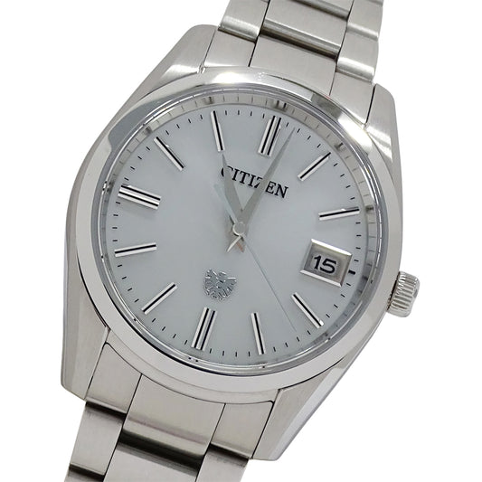 CITIZEN シチズン ザ シチズン AQ4080-52A メンズ 腕時計 エコドライブ ソーラー ステンレス【中古】