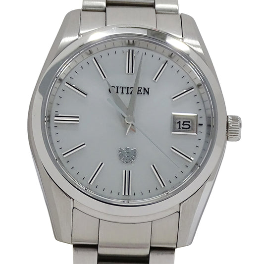 CITIZEN シチズン ザ シチズン AQ4080-52A メンズ 腕時計 エコドライブ ソーラー ステンレス【中古】